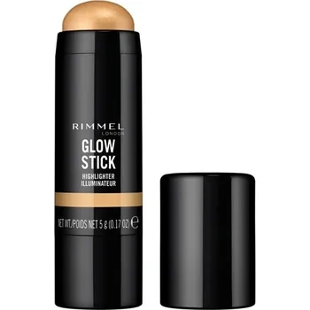 Tvářenka Jeden rozjasňovač v tyčince Rimmel zlatý 004 Treasure 5 g