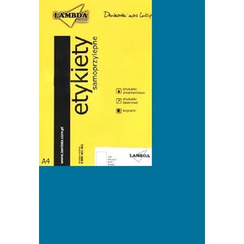 Speciální papír Icpc Samolepicí etikety A4 TMAVĚ MODRÉ 100 ks