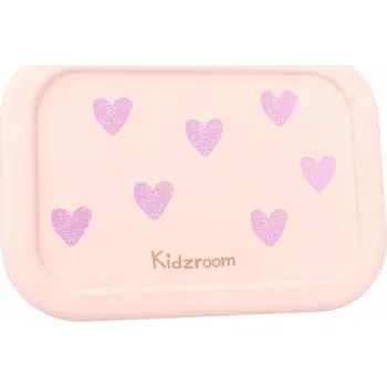 Svačinový box SVAČINOVÝ BOX Lunchbox silikonová skládací dóza KIDZROOM Magical Heart 700 ml