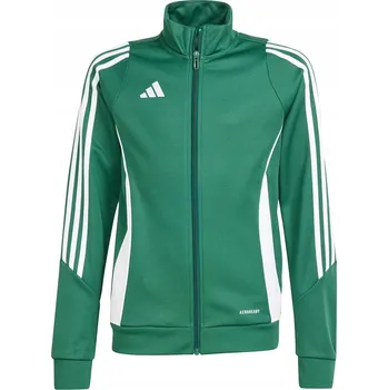 Chlapecká mikina Dětská mikina Adidas polyester , zelená, velikost 140