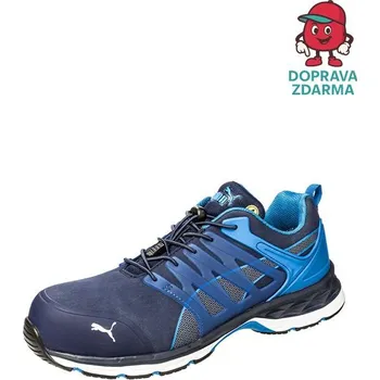 Pracovní obuv PUMA VELOCITY 2.0 BLUE LOW polobotky pánské 38 modrá