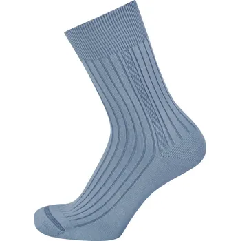 Dámské ponožky KNITVA Dámské bavlněné ponožky KARLA modrá světlá 37