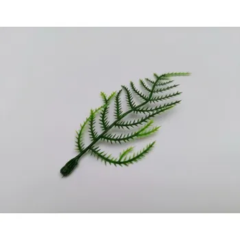 umělá květina Plumozus větvička 11 cm, zelená