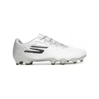Kopačky Fotbalová obuv pánské SKECHERS Razor 1.5 Academy FG bílé/stříbrné 40.5 EU