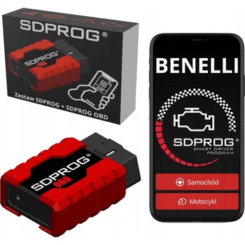 Autodiagnostika Sada pro motocykly Benelli program SDPROG diagnostický tester skener obd2