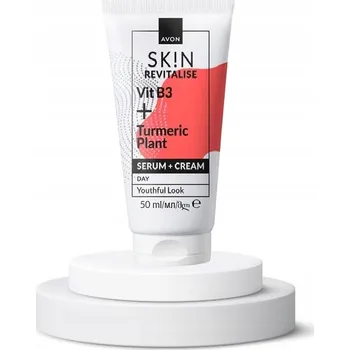 Pleťový krém Avon Skin Revitalise – Sérum a krém 2v1 na den pro pleť 50 ml