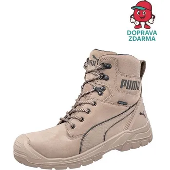 Pracovní obuv Conquest STONE HIGH kotníková pánská 46 světle hnědá