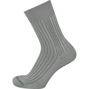 Dámské ponožky KNITVA Dámské bavlněné ponožky KARLA šedá světlá 38