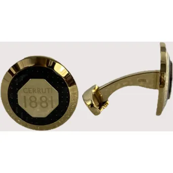 MANŽETOVÝ KNOFLÍK CERRUTI 1881 GOLD/BLACK CARBON 55
