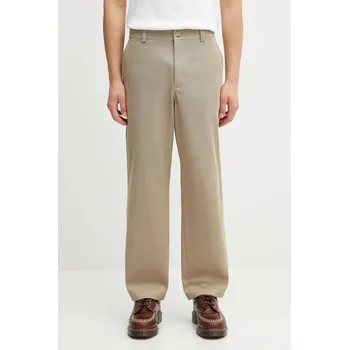 Dámské kalhoty Bavlněné kalhoty Maison Kitsuné Relaxed, 44, béžová, 80X