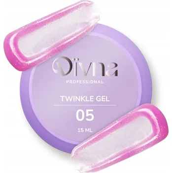 Lak na nehty DIVNA Twinkle Gel 05 15 ml stavební gel na nehty