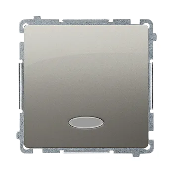 vypínač Vypínač křížový, s orientačním LED podsvětlením, bez piktogramu, řazení 7So,, Simon Basic BMW7L.01/X/29