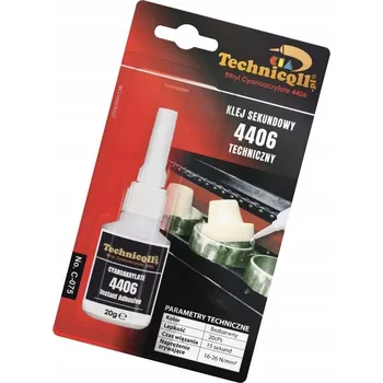 Průmyslové lepidlo Technicqll Technický vteřinový lepicí prostředek 4406 20g (C-075)