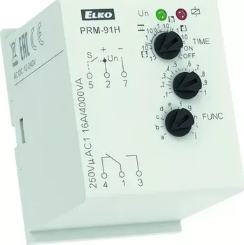 Elektronická součástka ELKO-EP 1163 PRM-91H-11/UNI Multifunkční časové relé do 11-kolík patice, 10 funkcí, 16A (ELKO-EP 1163)