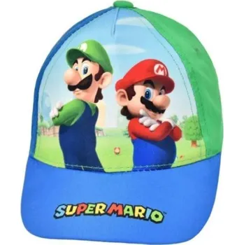 Kšiltovka KŠILTOVKA SUPER MARIO Eur BAM-SMAR-012-023 modrá Velikost: 54