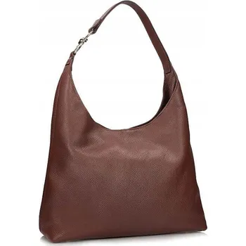 Kabelka Toscanio kabelka vak z pravé kůže hnědá