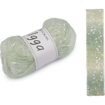 Příze Pletací příze Igga 100 g, barva 3 (001) zelená sv.