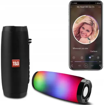 Bluetooth reproduktor Bluetooth reproduktor BOOMBOX Mobilní USB RADIO LED MP3 Bezdrátový Přenosný