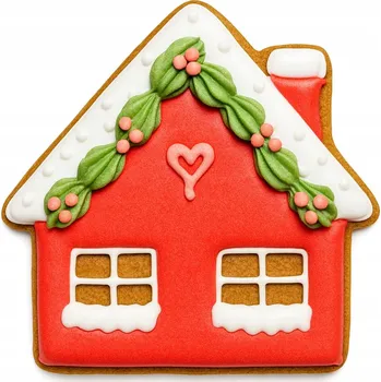Vánoční dekorace Formička "Vánoční domeček 3" 10 cm