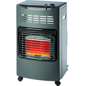 Přímotop Plynový ohřívač 4200 W černý 500 x 735 mm