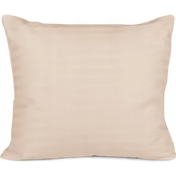 Povlak na polštářek Povlak na polštář 50x60 cm bavlna, pruhy cappuccino