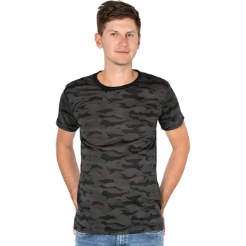 Maskáčový bavlněné Pánské Tričko 3XL