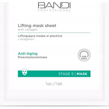 Pleťová maska BANDI OMLADUJÍCÍ LIFTINGOVÁ PLAŤÍNKOVÁ TEXTILNÍ MASKA 1 KS
