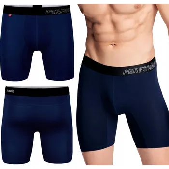 Boxerky BOXERKY ATLANTIC pánské BAMBUSOVÉ dlouhé - L