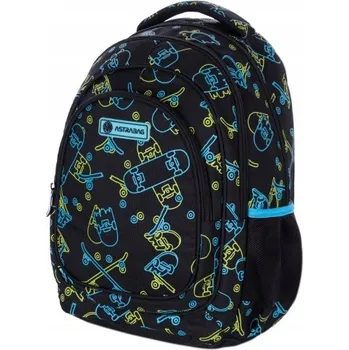 Školní batoh Vícekomorový Školní batoh AstraBag černý, vícebarevný 20 l