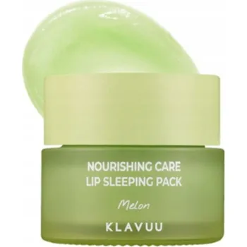 Péče o rty KLAVUU - Nourishing Care Lip Sleeping Pack Meloun, 20g