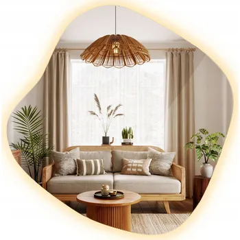 Zrcadlo Zrcadlo Tulup nástěnné asymetrické 676 x 670 mm