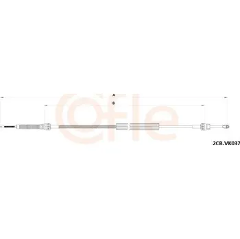 Převodovka Tazne lanko, rucni prevodovka COFLE 92.2CB.VK037