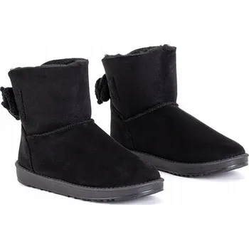 Dámská zimní obuv A886 ČERNÉ DÁMSKÉ SNĚHULE GIORII ČERNÉ 37