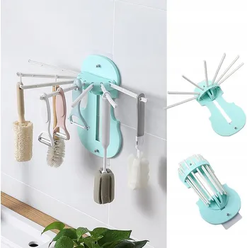 Věšák Háček na zavěšení kuchyňských doplňků - modrý