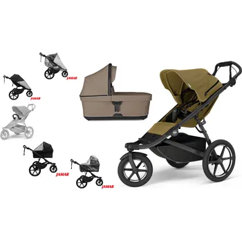 Kočárek Thule Urban Glide 3 Nutria green