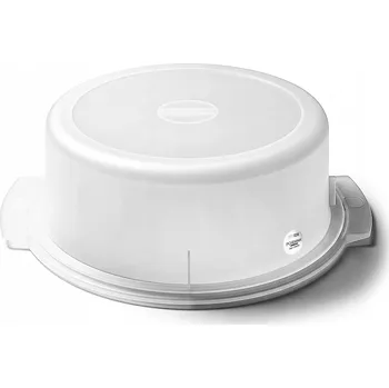 Plastová nádoba na dort dort kulatý forma na dort s víkem 34 cm