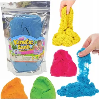 kinetický písek KINETICKÝ PÍSEK pro Děti DOMÁCÍ Modelína 500g plastická hmota