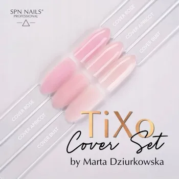 Lak na nehty Stavební Gel s tixotropií TiXo Cover Dust by Dziurkowska 15g SPN Nails