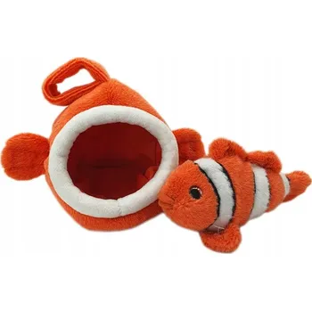 plyšák PLYŠOVÁ HRAČKA RYBKA NEMO v domečku Klaun očkatý ryba PLYŠÁK
