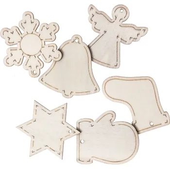 Vánoční dekorace Dýhové závěsné výřezy - vánoční motivy