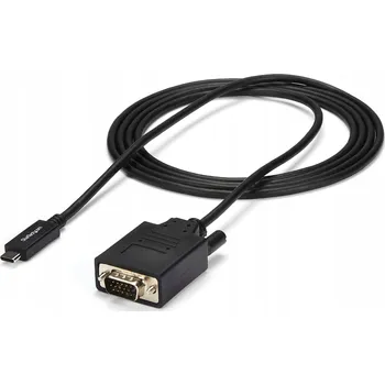 Datový kabel StarTech.com CDP2VGAMM2MB Kabelový adaptér 2 m USB-C na VGA (D-Sub) Černý