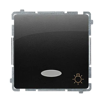 vypínač Tlačítko zapínací, s piktogramem “světlo”, s orientačním LED podsvětlením,, Simon Basic BMS1L.01/49