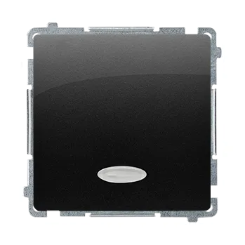 vypínač Vypínač jednopólový, s LED signalizací zapnutí, řazení 1So, 10 A / 230 V~,, Simon Basic BMW1ZL.01/49