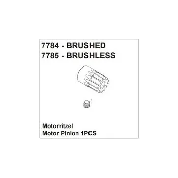 Modelářství DF models Pastorek motoru brushed pro 3144