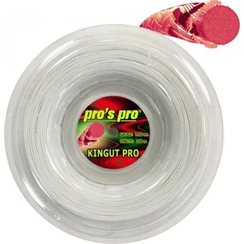 Struna na výplet tenisové rakety Tenisový výplet Pro's Pro Kingut Pro (200m) Bílý (1.26 mm)