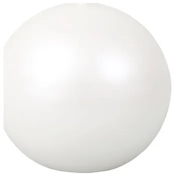 Svíčka Vánoční svíčka koule METALIK Ø 8 cm metalická lesklá perleťově bílá