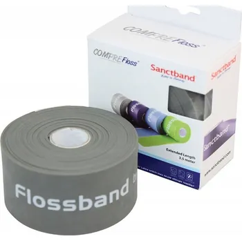 Flossingová guma SanctBand Floss Band 5 x 350 cm šedá