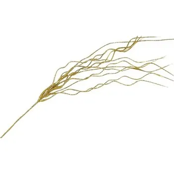 Vánoční dekorace Větvička vrbová malá 40 cm zlatá