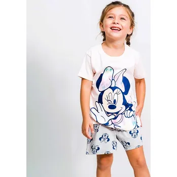 Dívčí pyžamo PYŽAMO MINNIE Cer 1117 růžovo - šedé short Velikost: 3