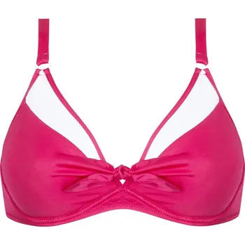 Dámské plavky Plavková podprsenka nevyztužená ANTIGEL (FBB3227-08), Barva růžová, Velikost 85D